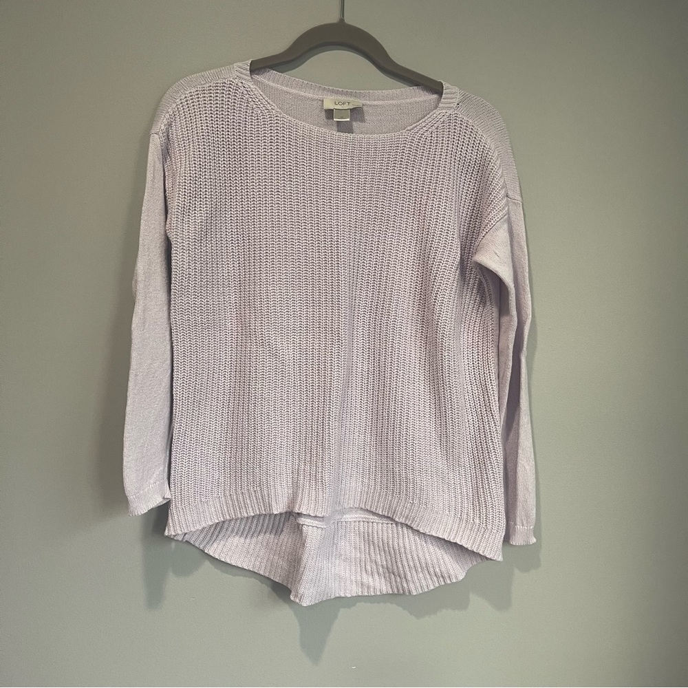 Ann Taylor LOFT Lavender Sweater